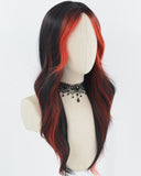 Red Black Synthetic Wig HW484