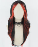 Red Black Synthetic Wig HW484