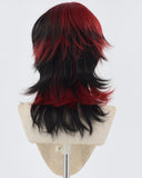 Black Red Synthetic Wig HW542