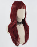 Wine Red Long Synthetic Wig HW530