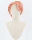 Rose Pink Synthetic Lace Front Wig MW019