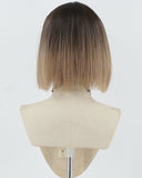 Short Brown Ombre Synthetic Wig HW612