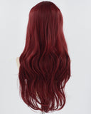 Wine Red Long Synthetic Wig HW530