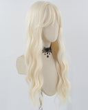 White Blonde Curly Synthetic Wig HW601