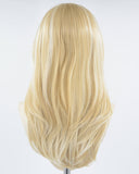 White Blonde Strunk Stripe Synthetic Lace Front Wig WW700