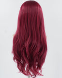 New Wine Red Synthetic Lace Front Wig WT153