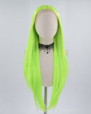 Neon Green Synthetic Lace Front Wig WT219