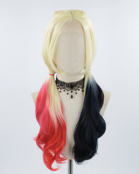 Lace front wig harley quinn sale